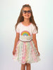 Lola And The Boys - Rainbow Pearl Patch T-Shirt