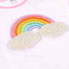 Lola And The Boys - Rainbow Pearl Patch T-Shirt