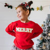 Sweet Wink - "Merry" Patch Christmas Sweatshirt