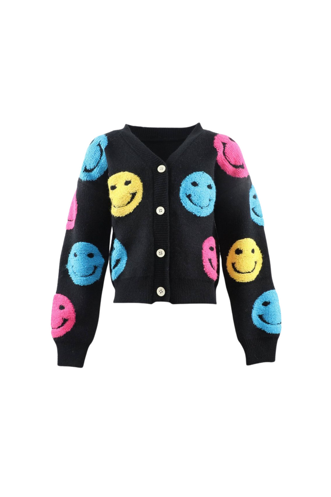 Lola And The Boys  - Happy Emoji Cardigan