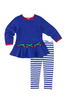 Florence Eiseman - Cherries Tunic & Stripe Leggings Set