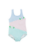 Florence Eiseman - Flowers Colorblock Tank Swimsuit