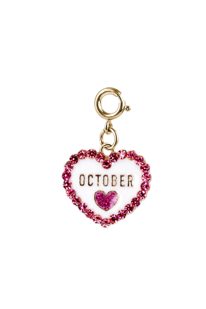 Gold October Birthstone Charm