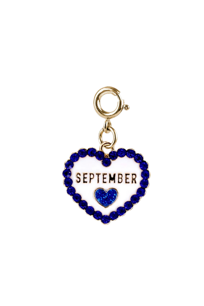 Gold September Birthstone Charm