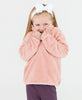 Ruffle Butts - French Rose Pink Fleece Quarter Zip Pullover