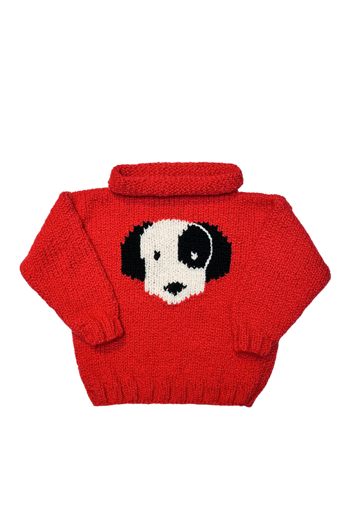 Puppy Motif Sweater