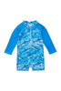 Snapper Rock - Jawsome Waves Long Sleeve Sunsuit