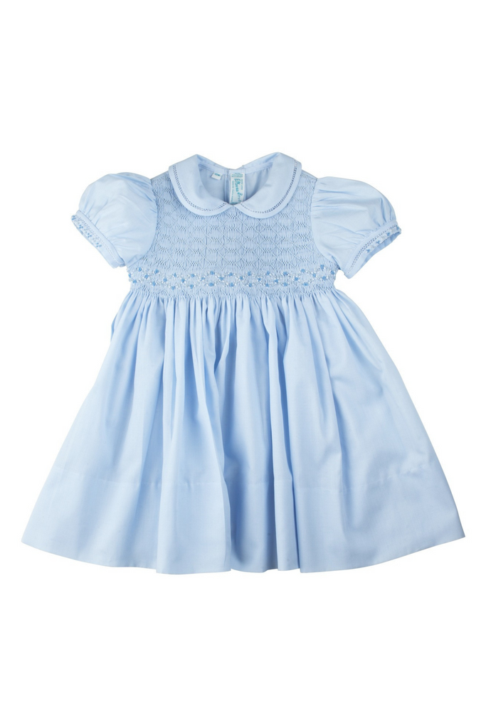 Feltman Brothers - Blue Collared Smocked Dress