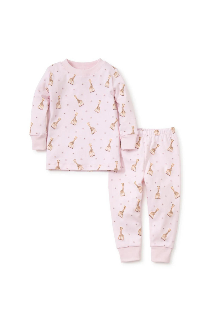 Sophie Giraffe 2pc PJ - Pink