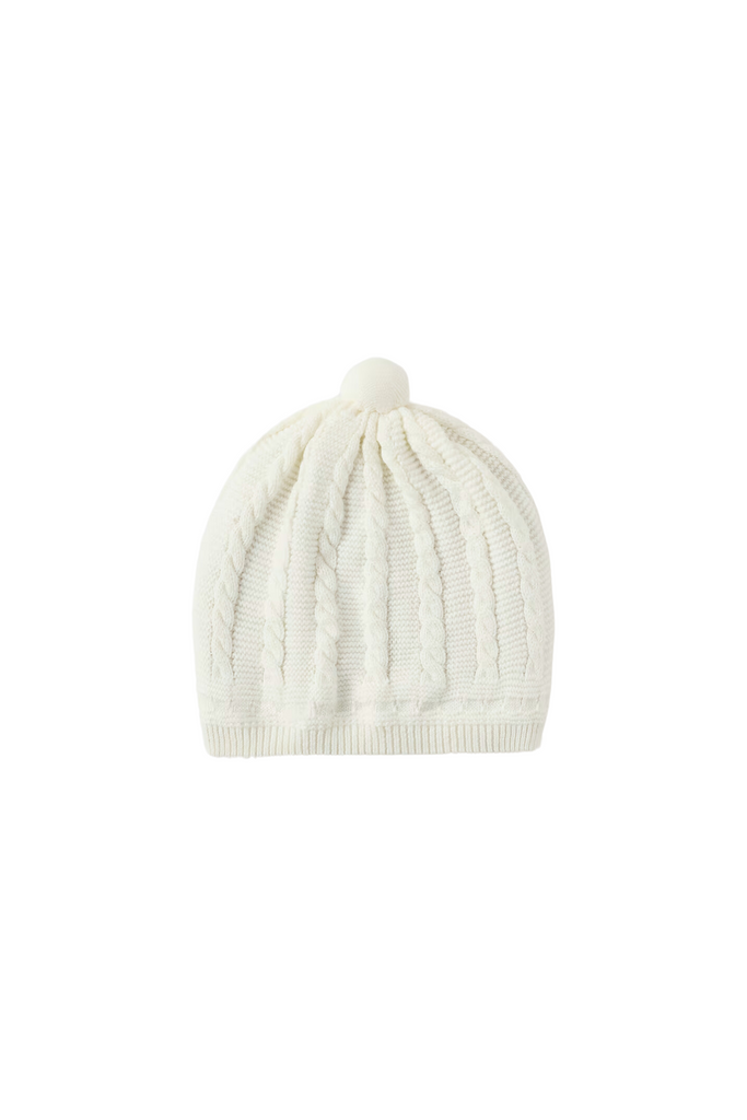 Natural Tricot Knit Hat