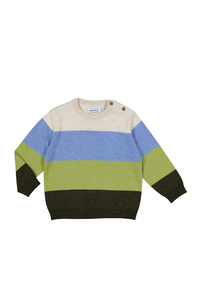 Forest Mix Colorblock Sweater