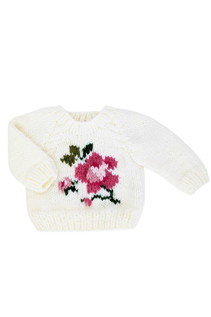 Huggalugs - Rose Crew Neck Sweater