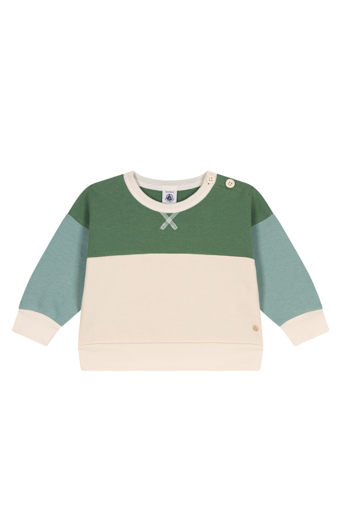 Petit Bateau - Multi Colorblock Sweatshirt