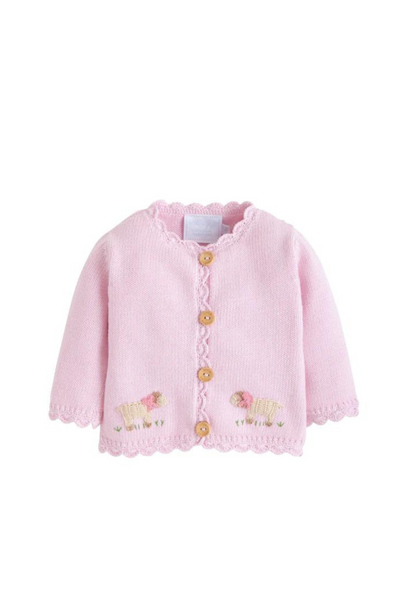 Little English - Pink Sheep Crochet Sweater