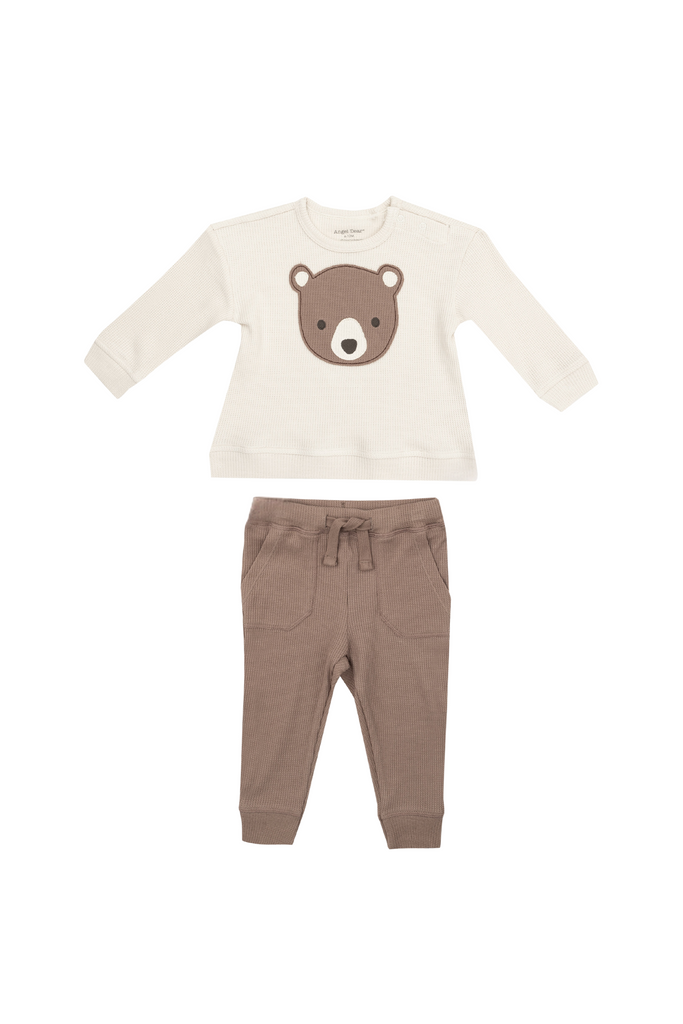 Angel Dear - Baby Bear Sweatshirt & Jogger Set