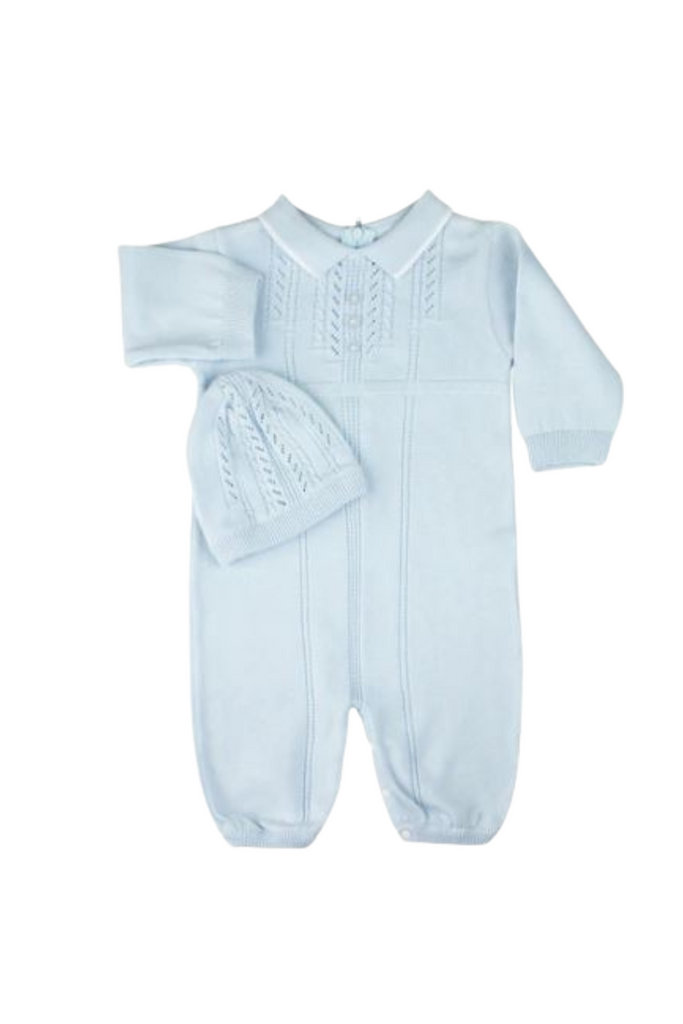 Feltman Brothers - Blue Collar Knit Romper Set