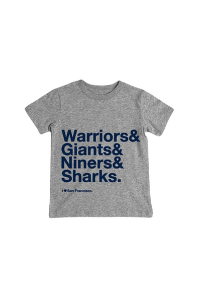 Bay Area Sports Infant Tee - Gray