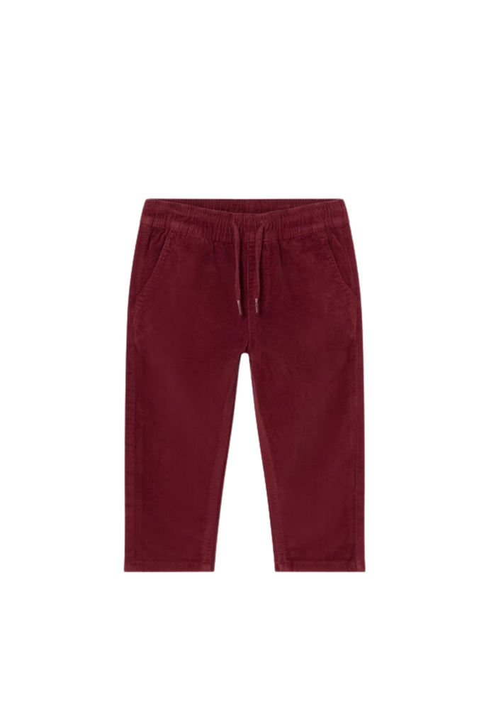 Cherry Micro Cord Lined Pants