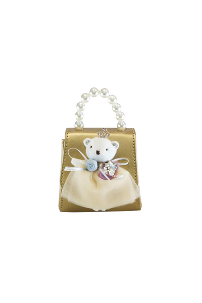 Princess Bear Gold Purse