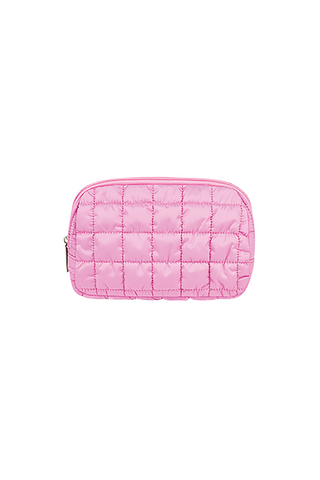 Pink Quilted Belt Bag