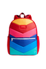 Kane Double Pocket Backpack Rainbow Chevron