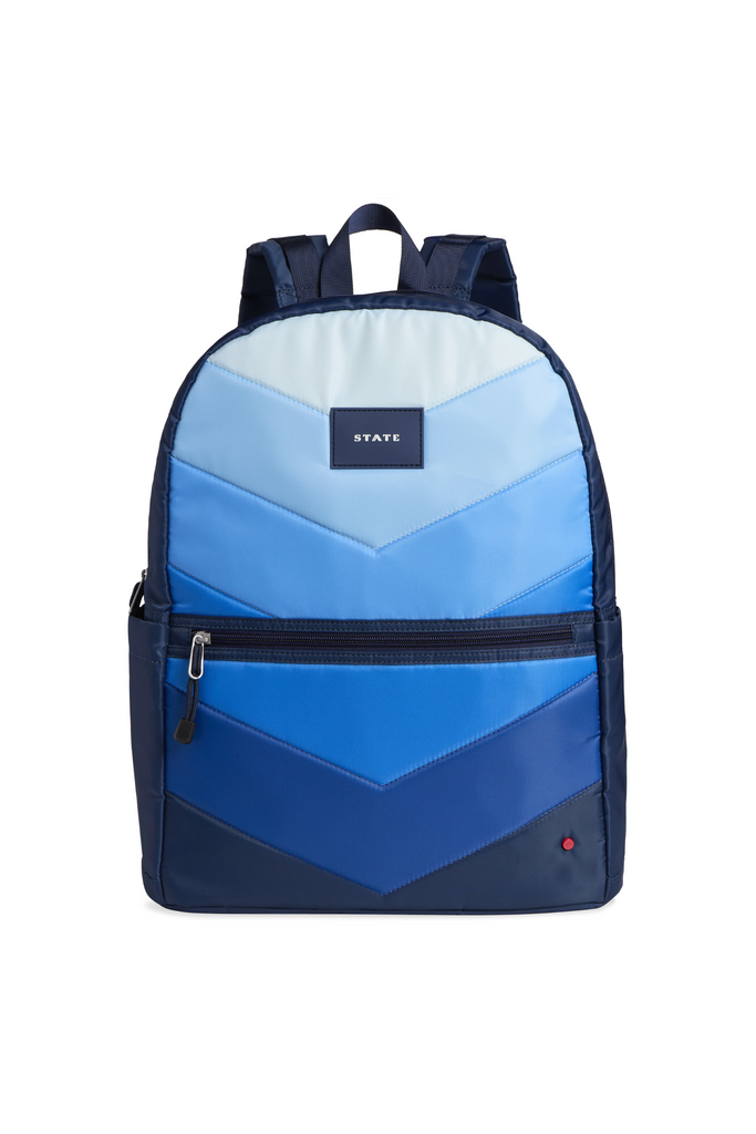 Kane Double Pocket Backpack Blue