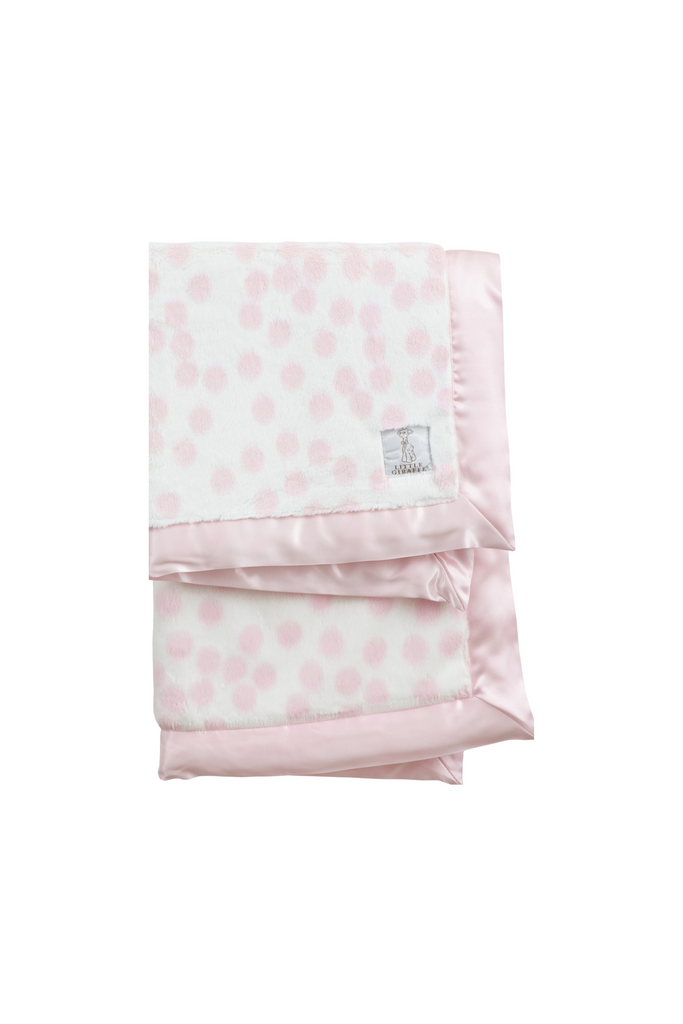 Little Giraffe Luxe Confetti Blanket - Pink