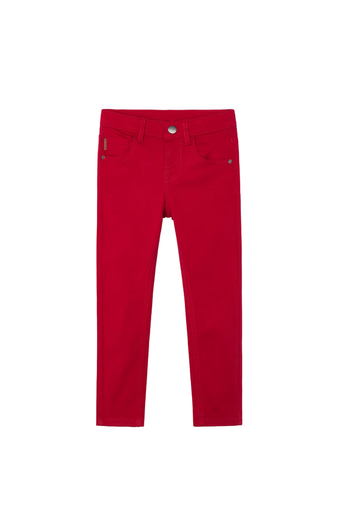 Basic Red Slim Fit Pant