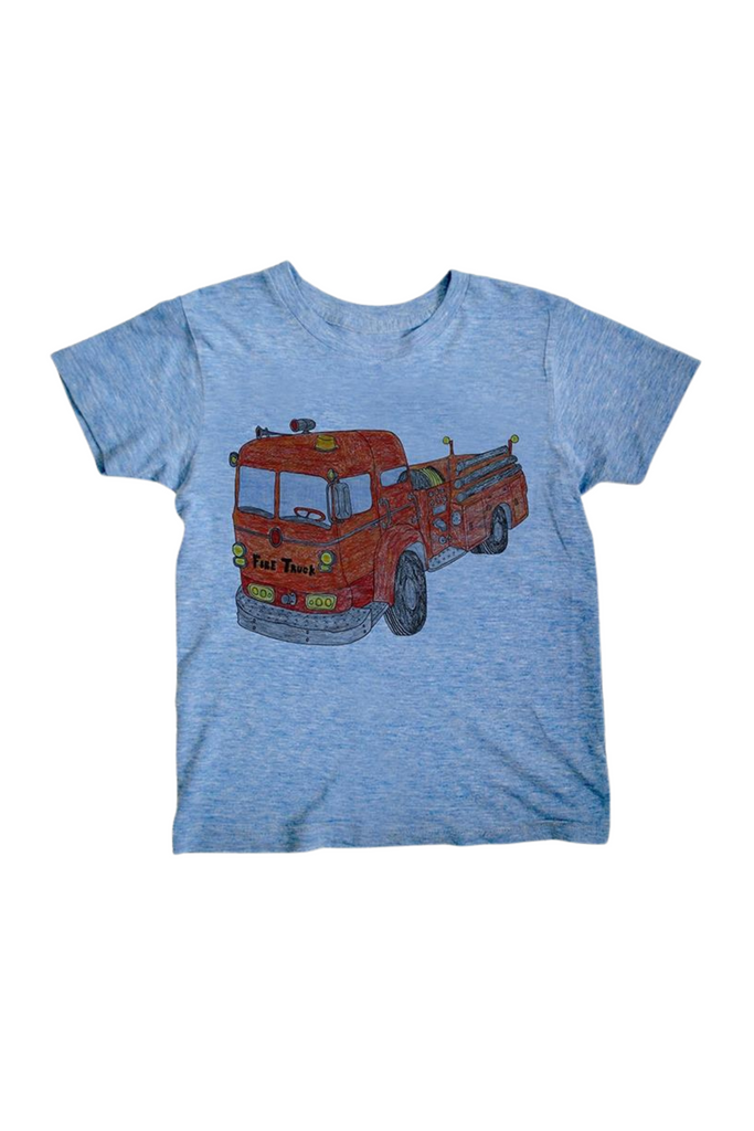 Orangeheat - Blue Firetruck T-Shirt