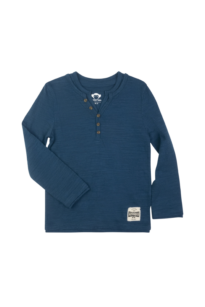 Appaman - Camden Long Sleeve - Blue Jewel