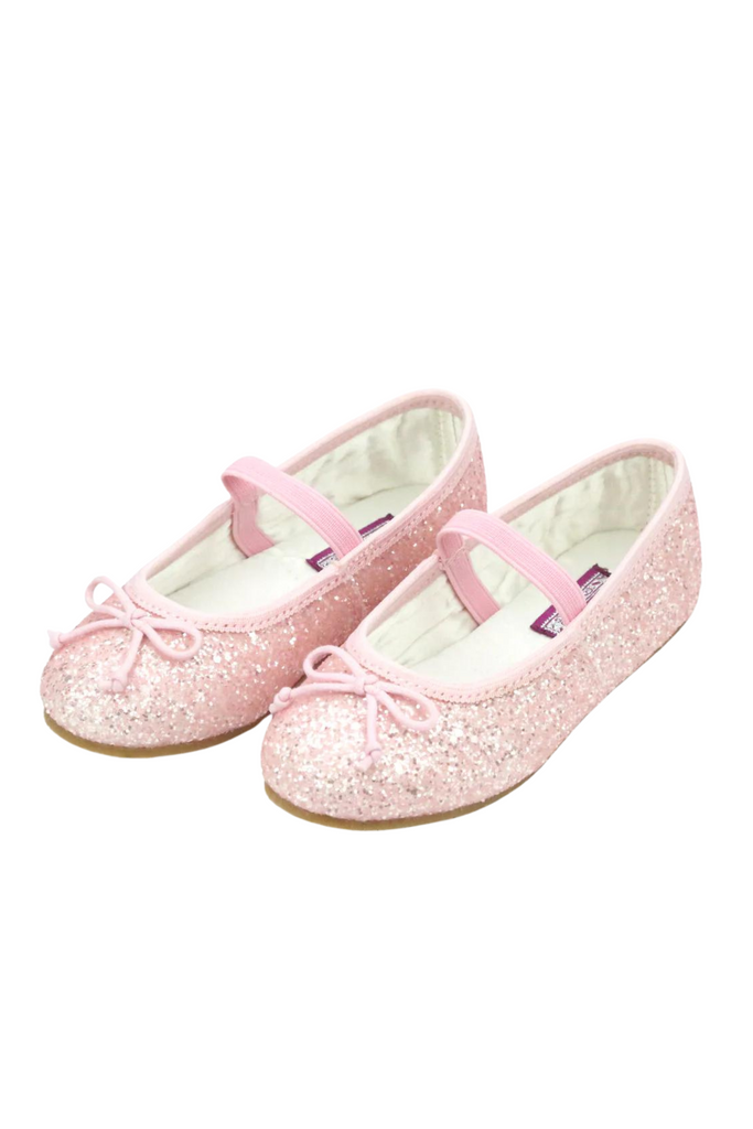 Victoria Glitter Ballet Shoe - Pink