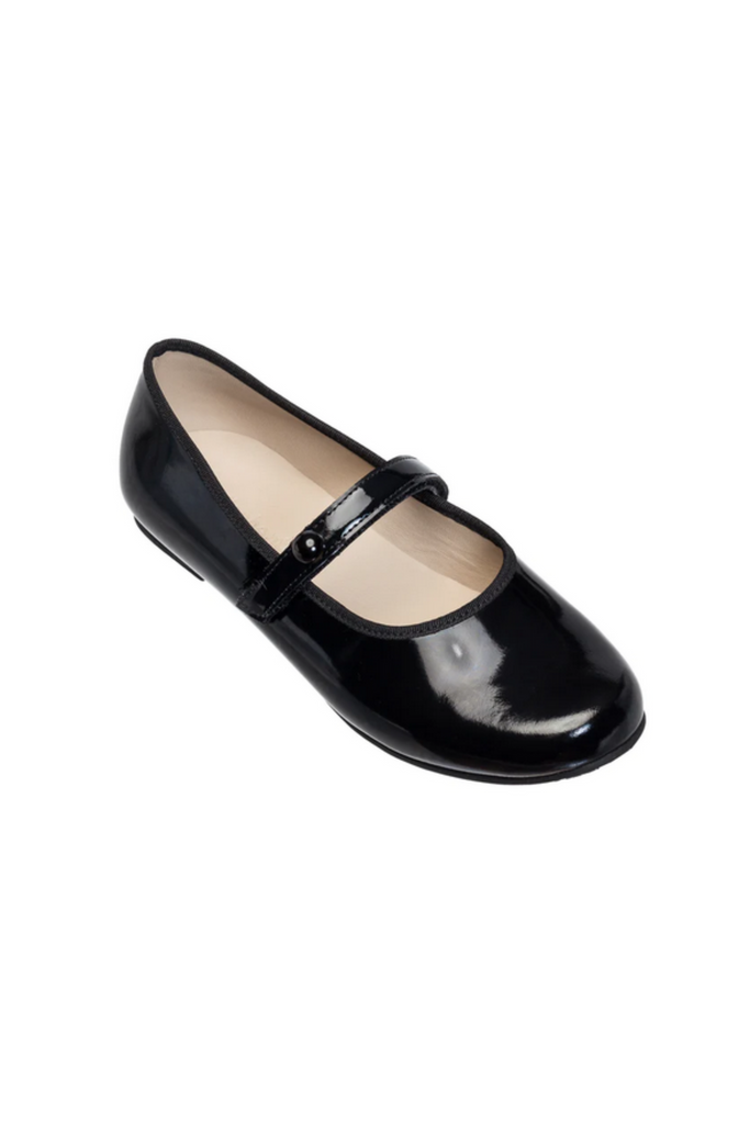 Princess Flat Black Patent