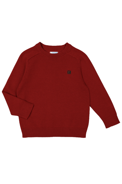 Red Crew Neck Sweater