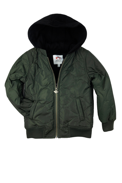 Appaman - BX Bomber Jacket - Dark Olive