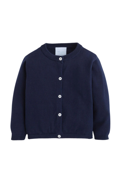 Little English - Navy Essential Cardigan