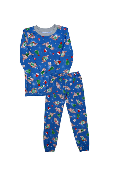 Esme - Xmas Dino Cookies Pajamas Set