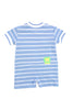 Zoo Animals Stripe Knit Shortall