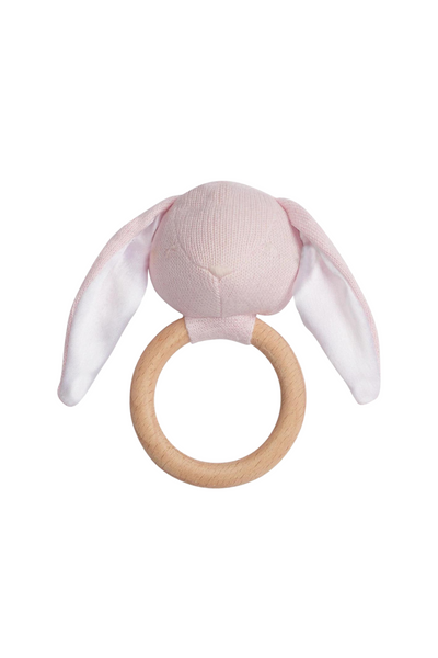 Pink Bunny Rattle