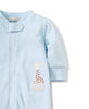 Kissy Kissy - Sophie La Girafe Stripe Zip Front Footie - Blue