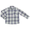 Blue Long Sleeve Checked Shirt