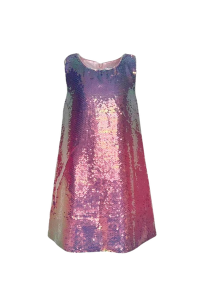 Lola And The Boys - Rose Ombre Shimmer Tank Dress