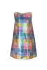 Lola And The Boys - Sequin Plaid Pastel Tank Dress