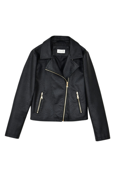 Molly Bracken - Black Moto Jacket