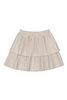 Beige Pleated Skirt