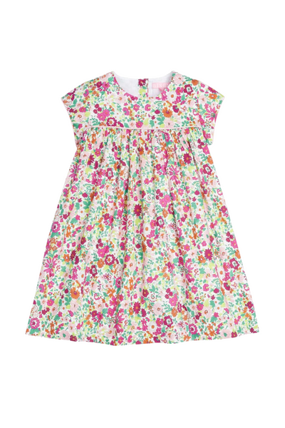 Little English - Magenta Floral Charlotte Dress