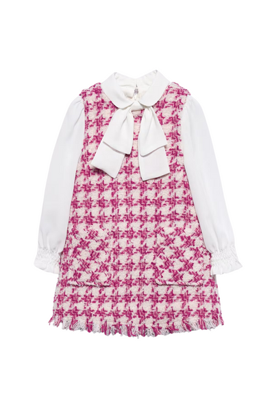 Blackcurrant Pinafore Dress Set