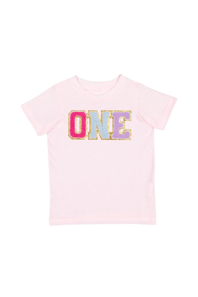 Sweet Wink - First Birthday Patch Short Sleeve T-Shirt