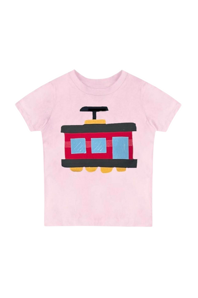 San Francisco Trolly Tee - Pink