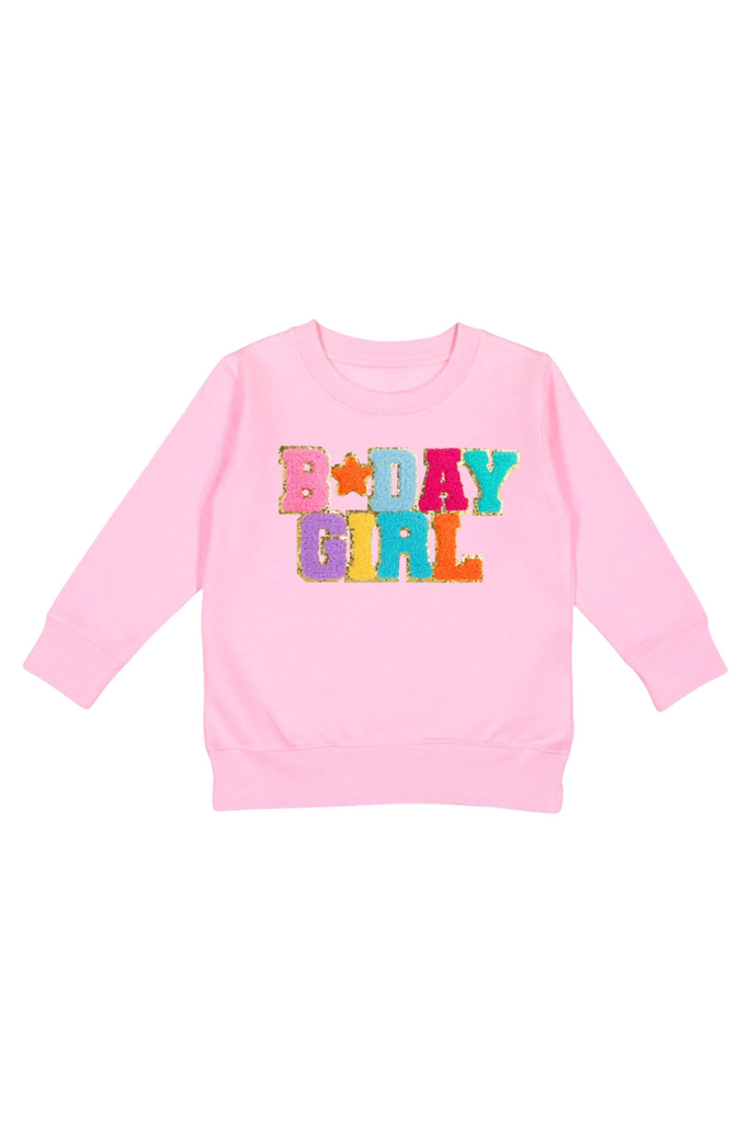 Sweet Wink - Birthday Girl Patch Sweatshirt