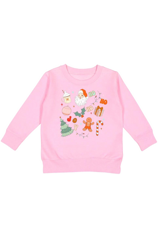 Sweet Wink - Christmas Doodle Sweatshirt